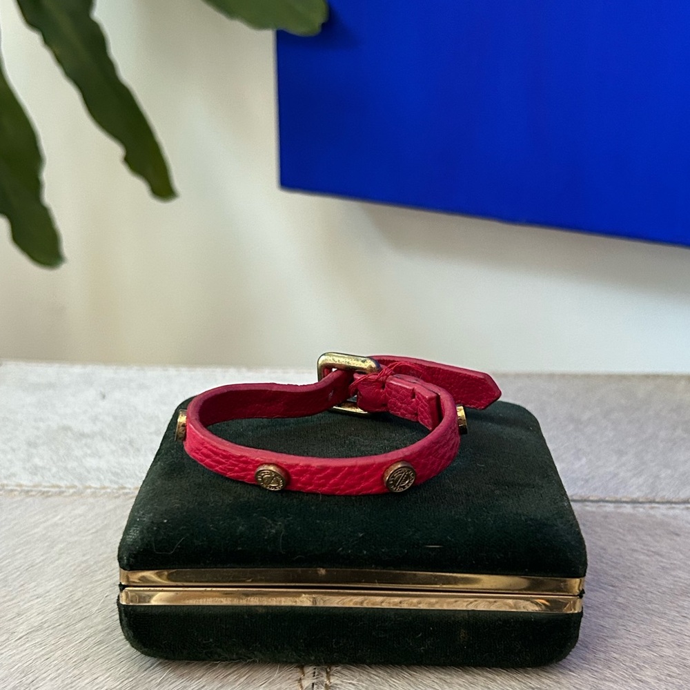 Marc Jacob’s Red Leather Bracelet